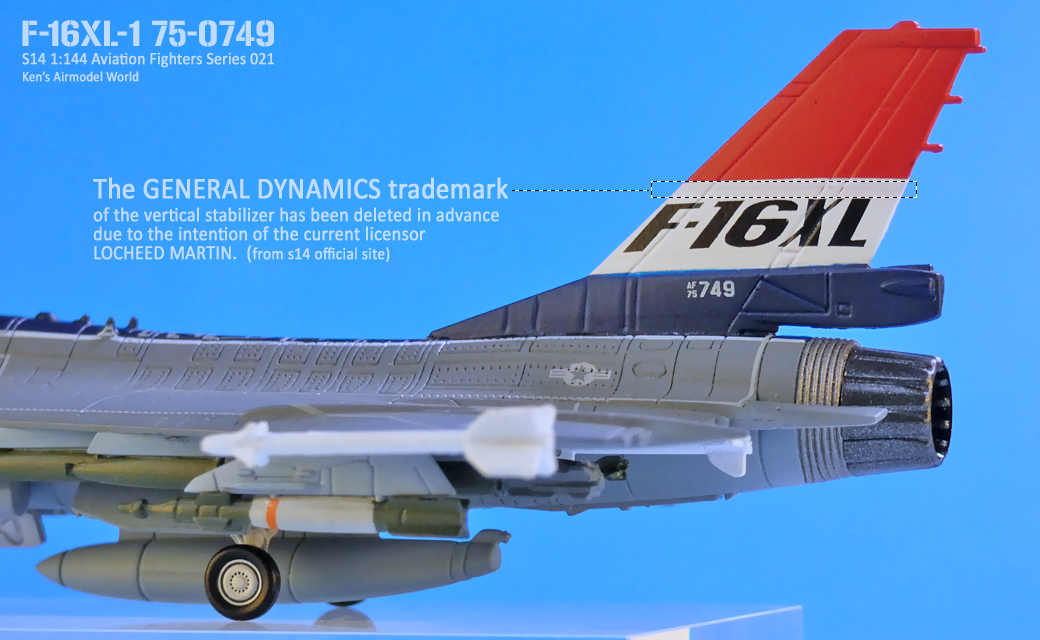 エスワンフォー 1/144ダイキャストモデル F-16XL | www